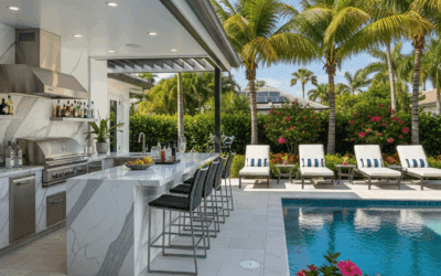 Florida Luxury Outdoor Kitchens with Pools