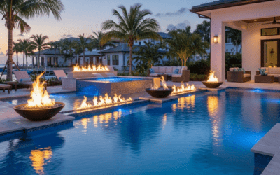 Integrating Fire and Water Features in Bonita Springs Pool Designs