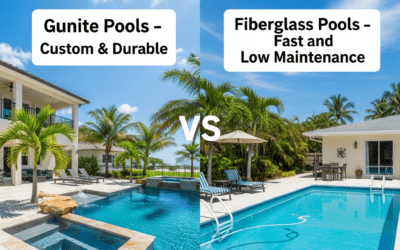 Gunite vs. Fiberglass Pools: What Works Best for Fort Myers Properties