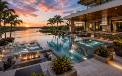 Luxury Pool Design Ideas for Homes with Panoramic Lake or Preserve Views