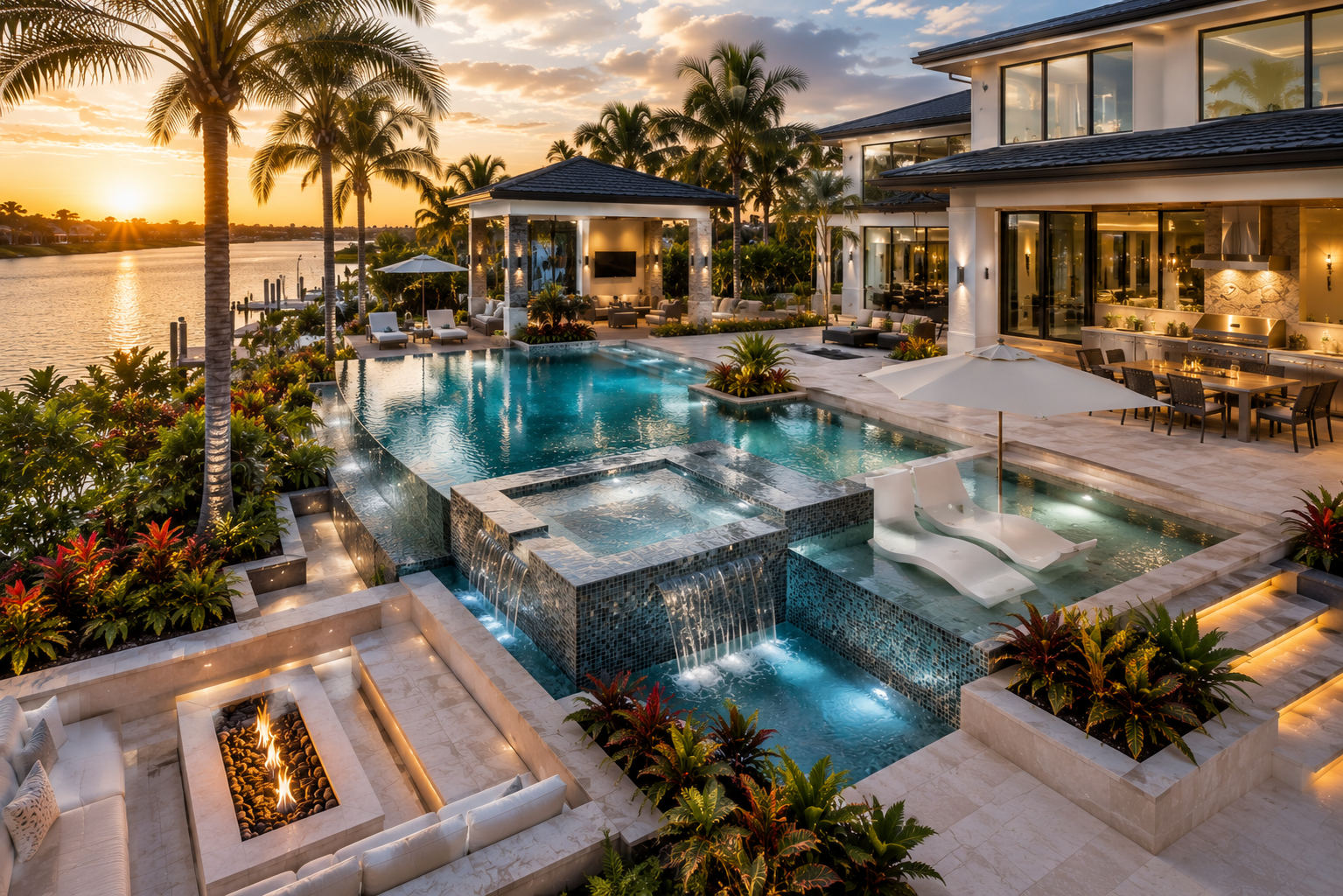 What Luxury Homebuyers Look for in Custom Pools in Southwest Florida
