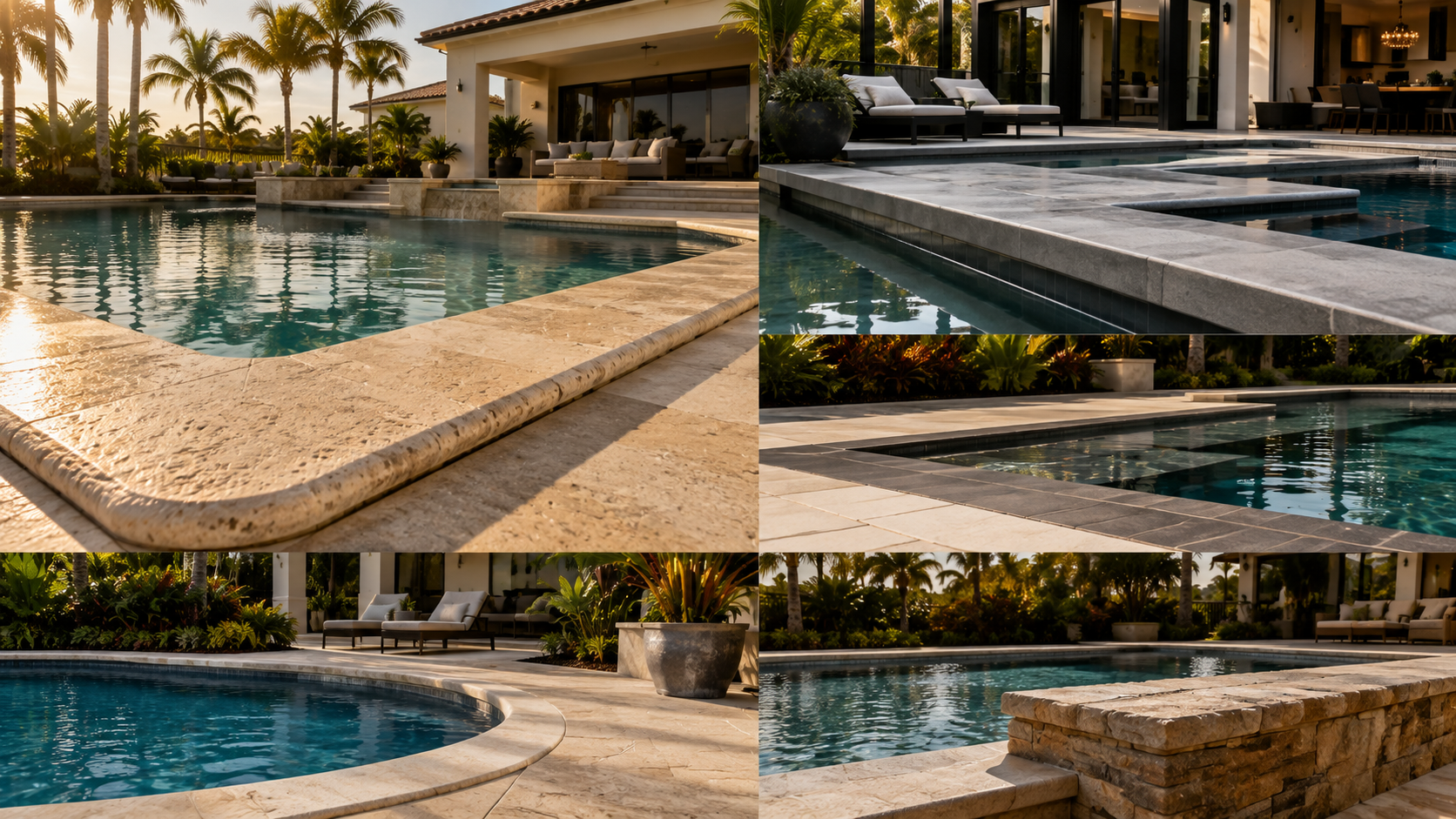 Pool Coping Ideas for Luxury Florida Homes: Materials, Styles, and Design Considerations