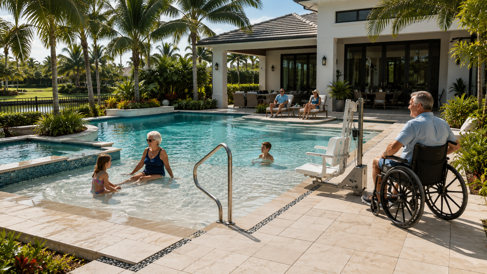 Pool Accessibility Design: Creating a Luxury Backyard Everyone Can Enjoy